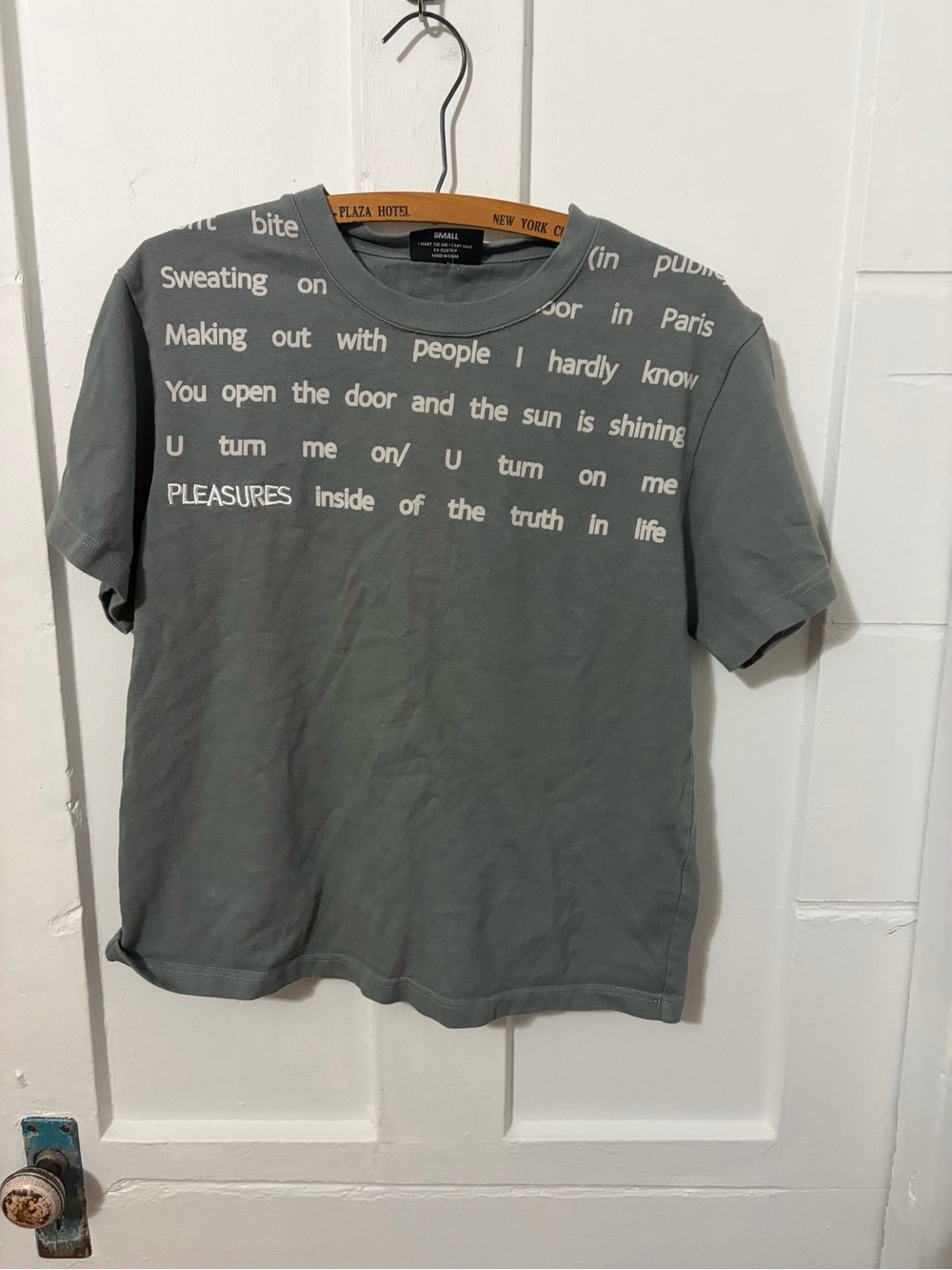 PLEASURES POLITE HEAVYWEIGHT T-SHIRT